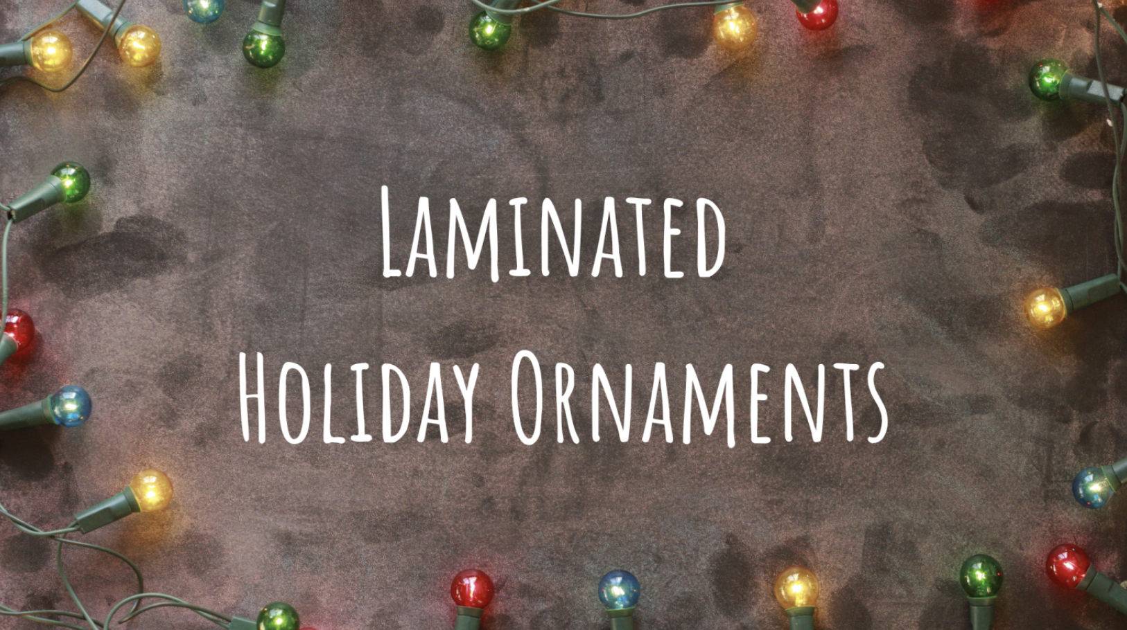 Event image Laminated Holiday Ornaments